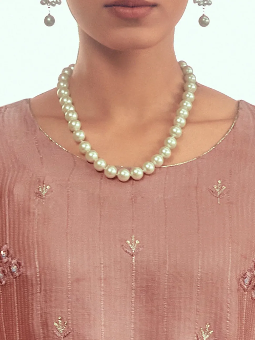 Jaipur Kurti Color Straight Zardozi Embroided Kurta With Pants And Chinon Embroidered Dupatta