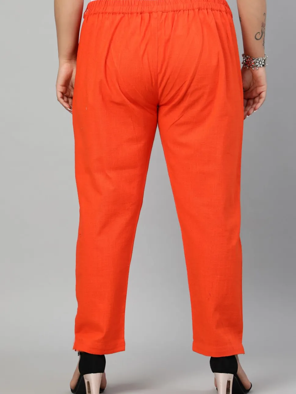 Jaipur Kurti Plus Size Ethnic Wear Cotton Slub Pants